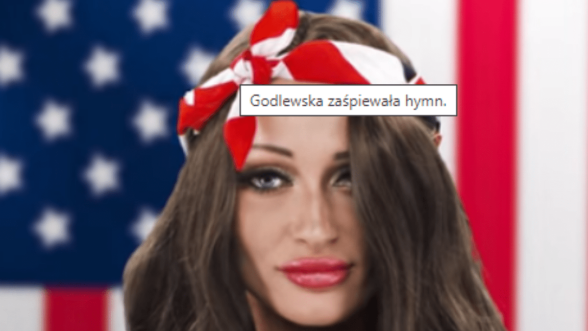 Małgorzata Godlewska ZMASAKROWAŁA hymn USA! Esmeralda: “NIE PODPISUJĘ SIĘ POD TYM G*WNEM”! Posłuchajcie!