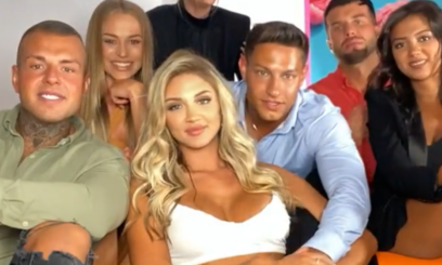 Mateusz, Caroline, Ania, Cezary, Waleria i Piotrek po finale Love Island.