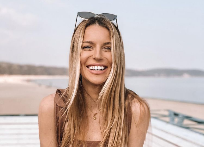 Oliwia Miśkiewicz w modnych szortach marki Reserved