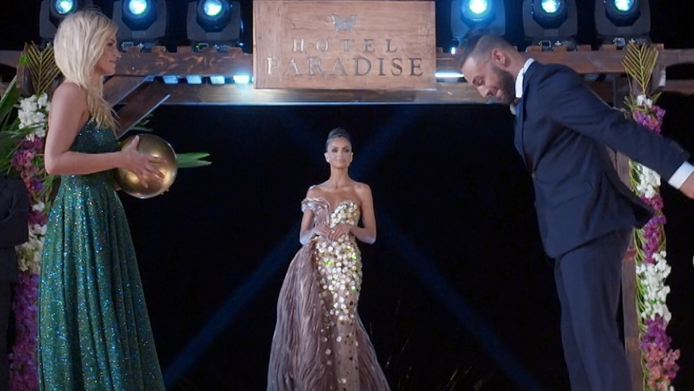 Krystian, Basia i Klaudia podczas finału Hotelu Paradise 3.