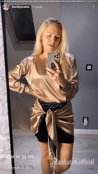 Basia Kurdej-Szatan w mini sukience za niecałe 80 złotych