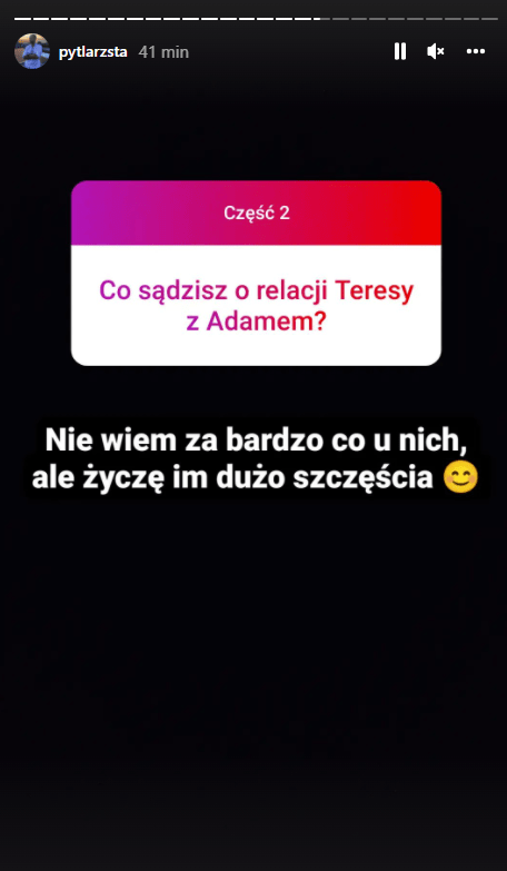 Stanisław o relacji Teresy i Adama