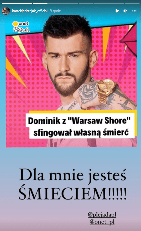 Dominik z Warsaw Shore.