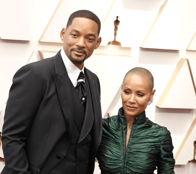 Will Smith z żoną na Oscarach 2022