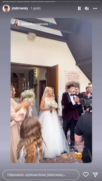 Ślub kościelny Przybysz i Dąbrowskiego