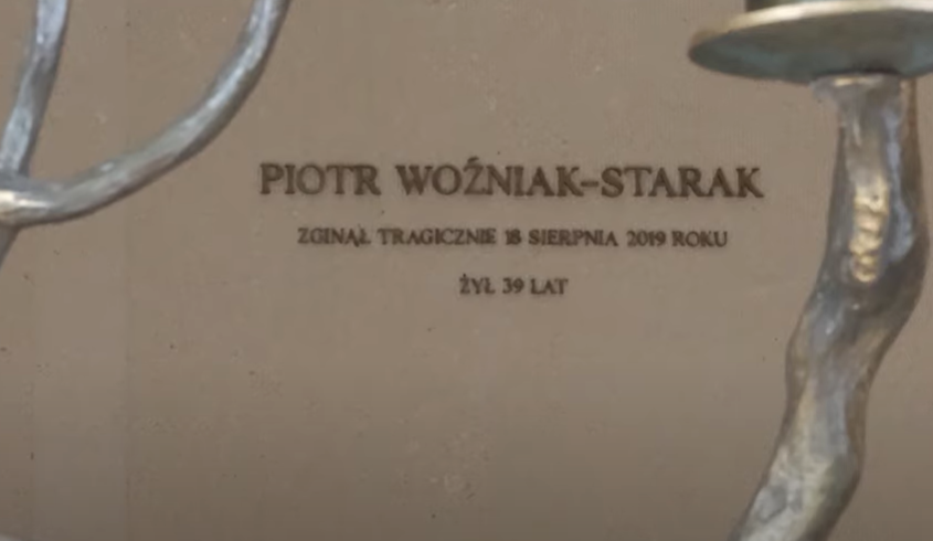 Śmierć Piotra Woźniaka-Staraka.