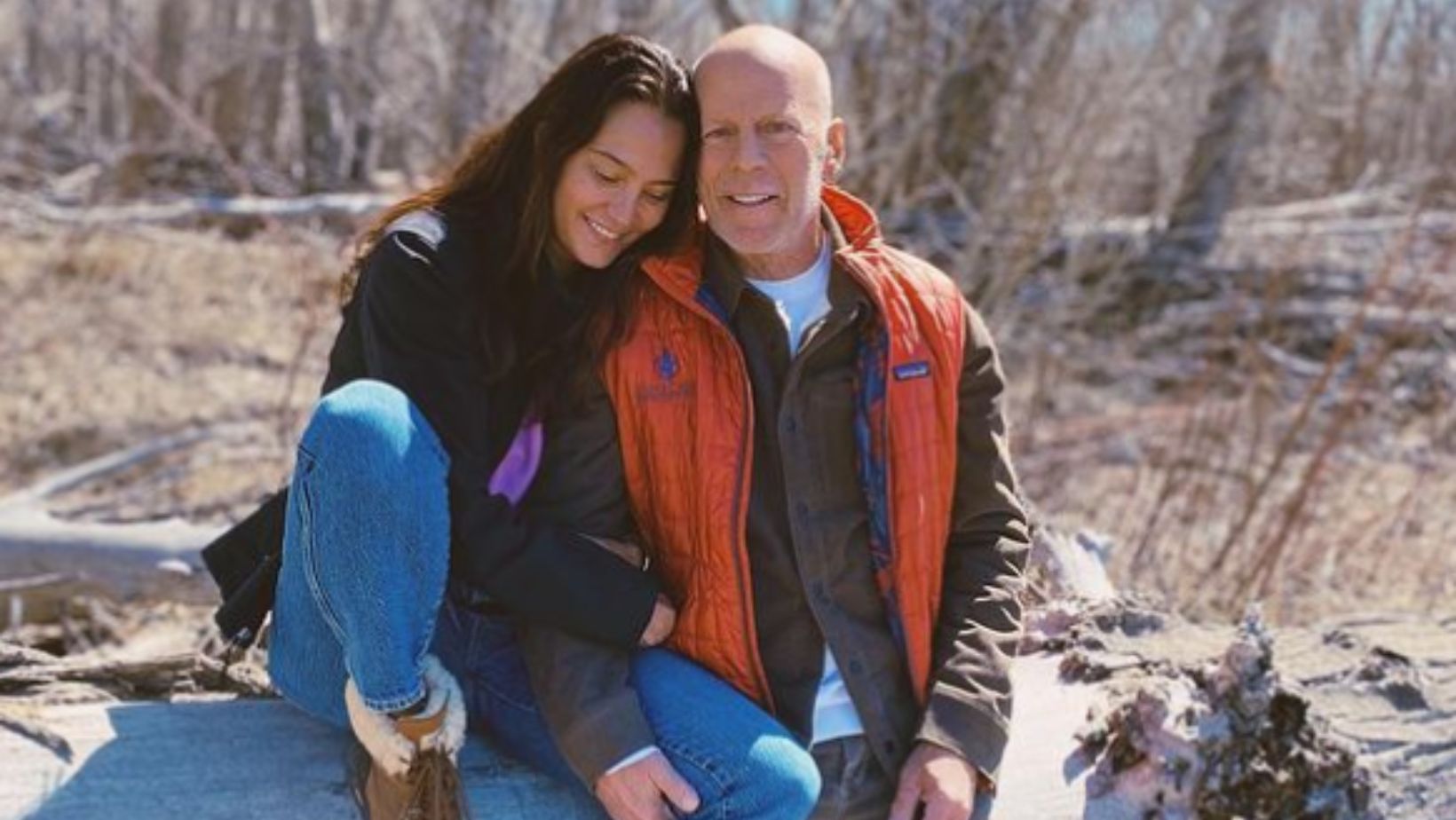 Bruce Willis z żoną.