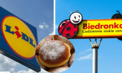 Lidl czy Biedronka. Gdzie taniej kupisz pączka?