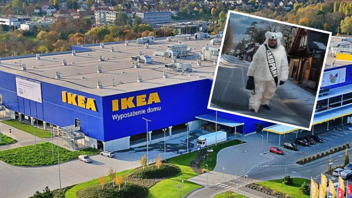 Ikea reaguje na białego misia.