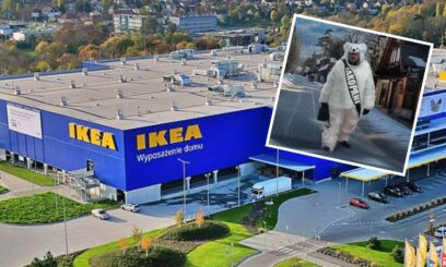 Ikea reaguje na białego misia.