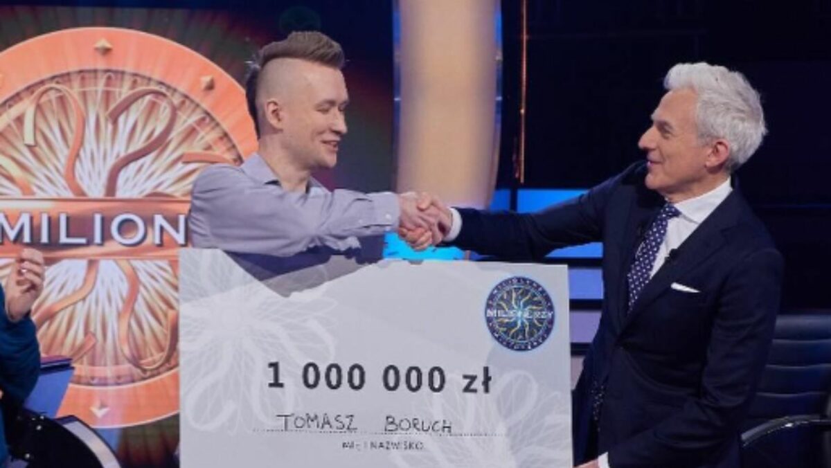 Tomasz Boruch wygrał w Milionerzy.