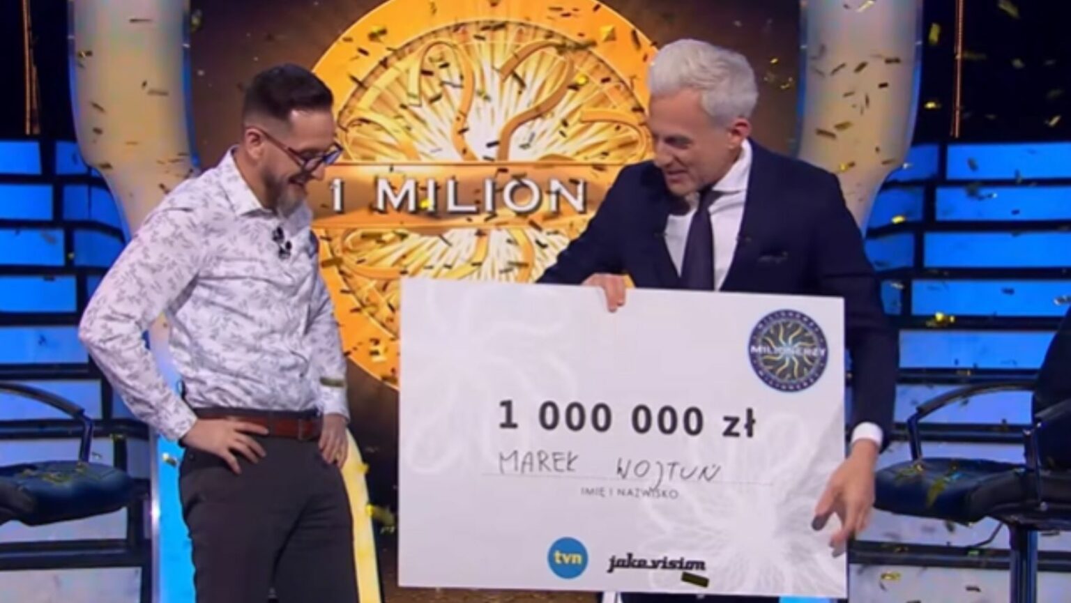 Pytanie za milion w Milionerach.