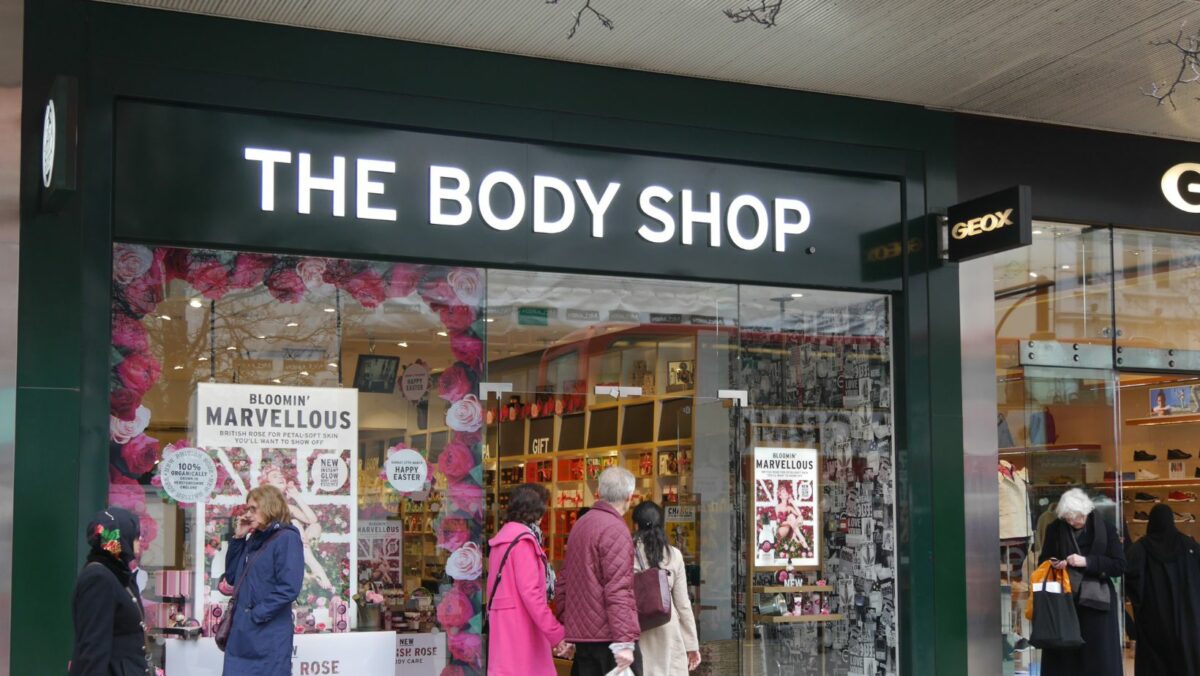 The body shop bankrutuje.