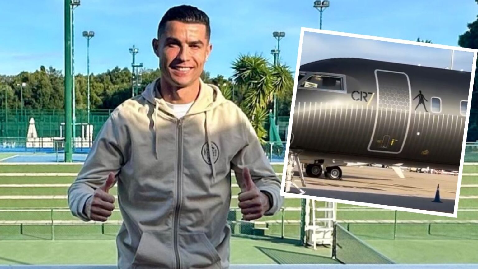 Tak wygląda samolot Ronaldo.