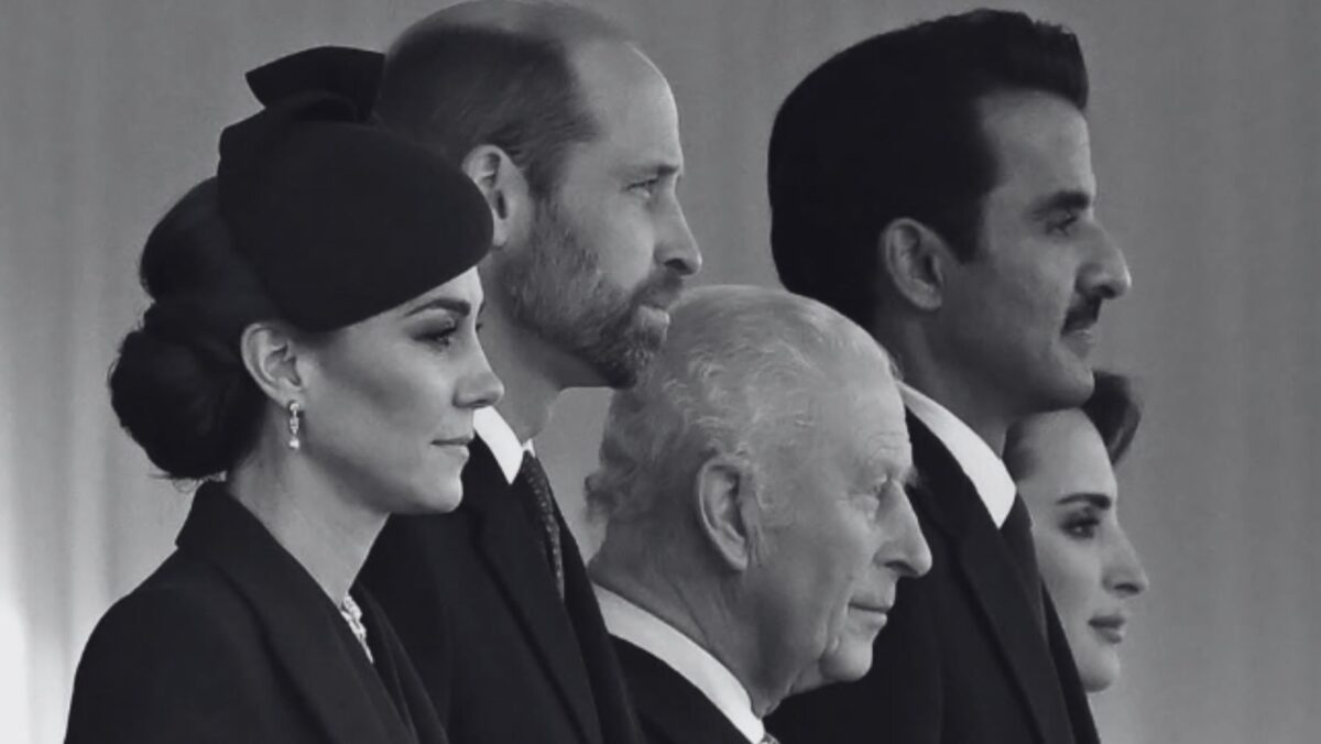 Kate i William w żałobie.
