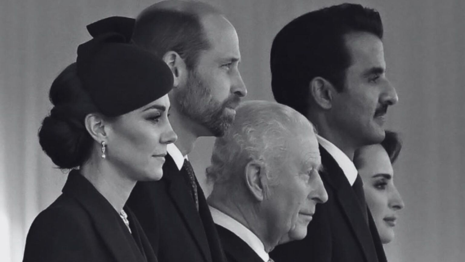 Kate i William w żałobie.