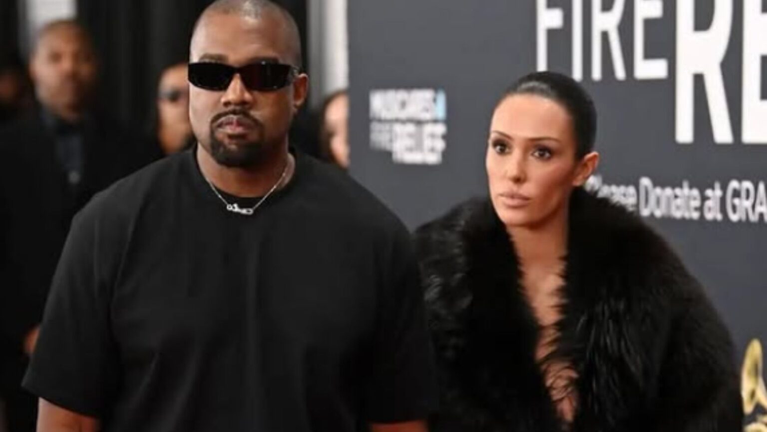 Kanye West z żoną.