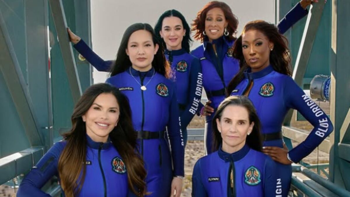 Kobiety lecą w kosmos.