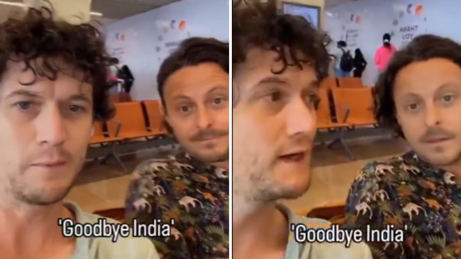 Nagranie pasażerów Air India.