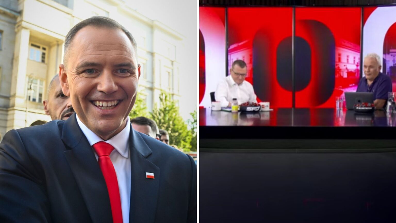 Rozmowa z Nawrockim.
