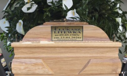 Ostatnie pożegnanie Łukasza Litewki. Wstrząsające obrazy z Sosnowca