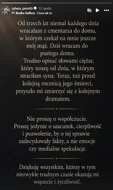 Sylwia Peretti o aresztowaniu męża: “Przyszło mi zmierzyć się z kolejnym dramatem”