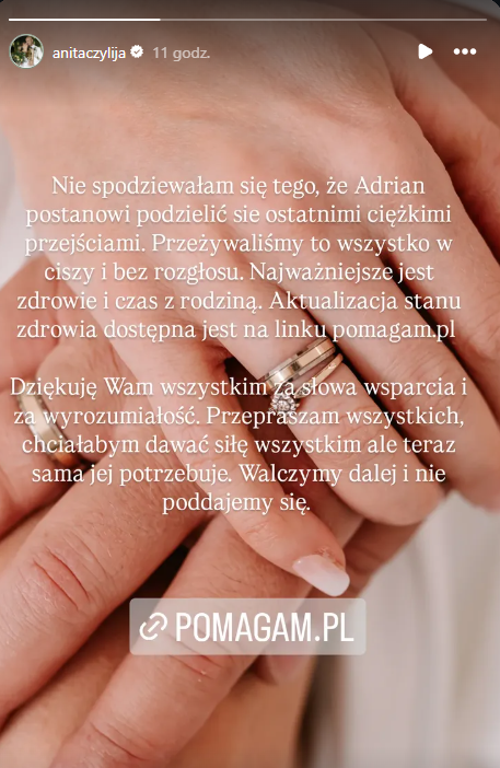 Adrian Szymaniak ze “Ślubu od pierwszego wejrzenia” ujawnił wznowę glejaka. Niepokojące informacje
