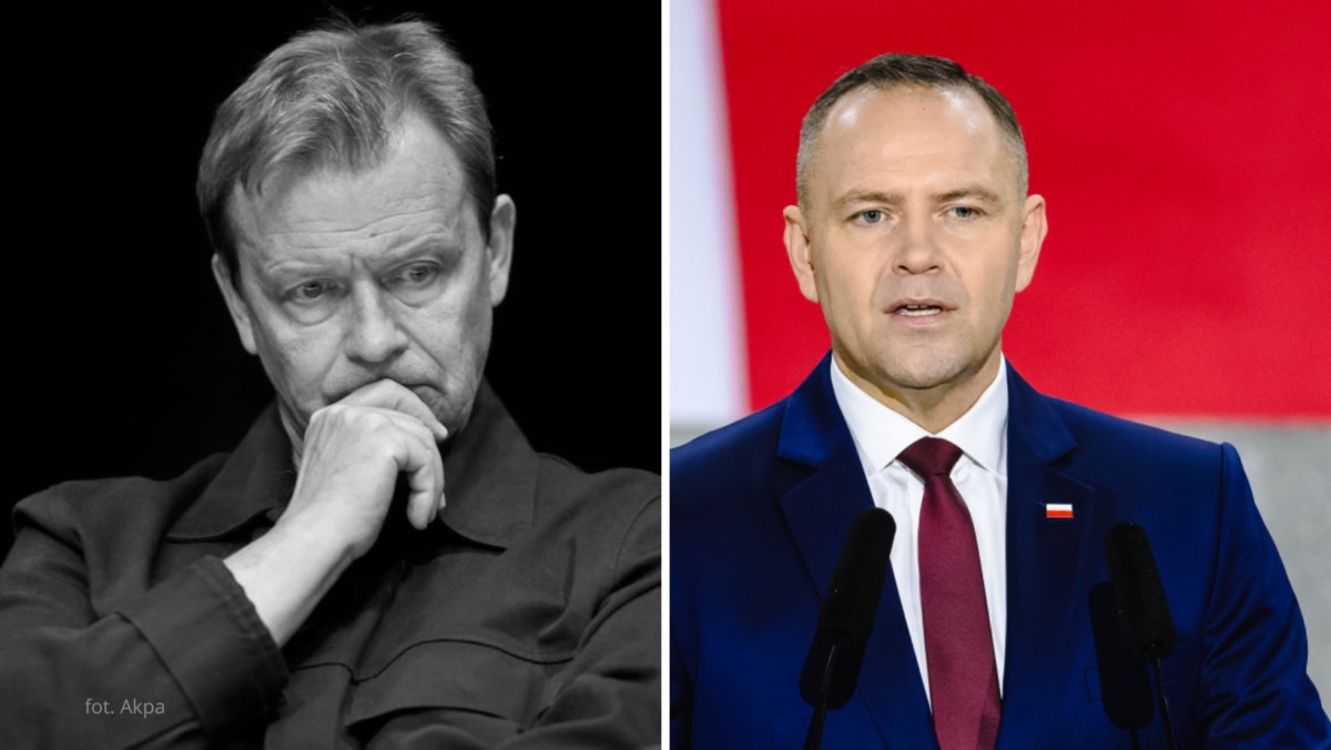 Wymowny gest prezydenta na pogrzebie Jana Frycza. Pojawił się tuż obok urny
