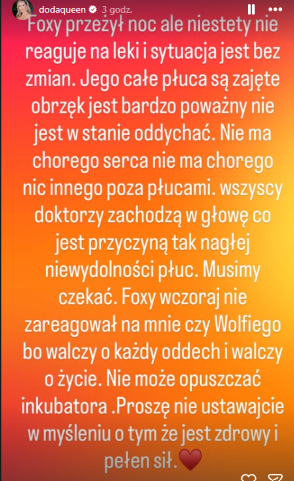 Doda we łzach przekazała wieści ze szpitala. Lekarze rozkładają ręce